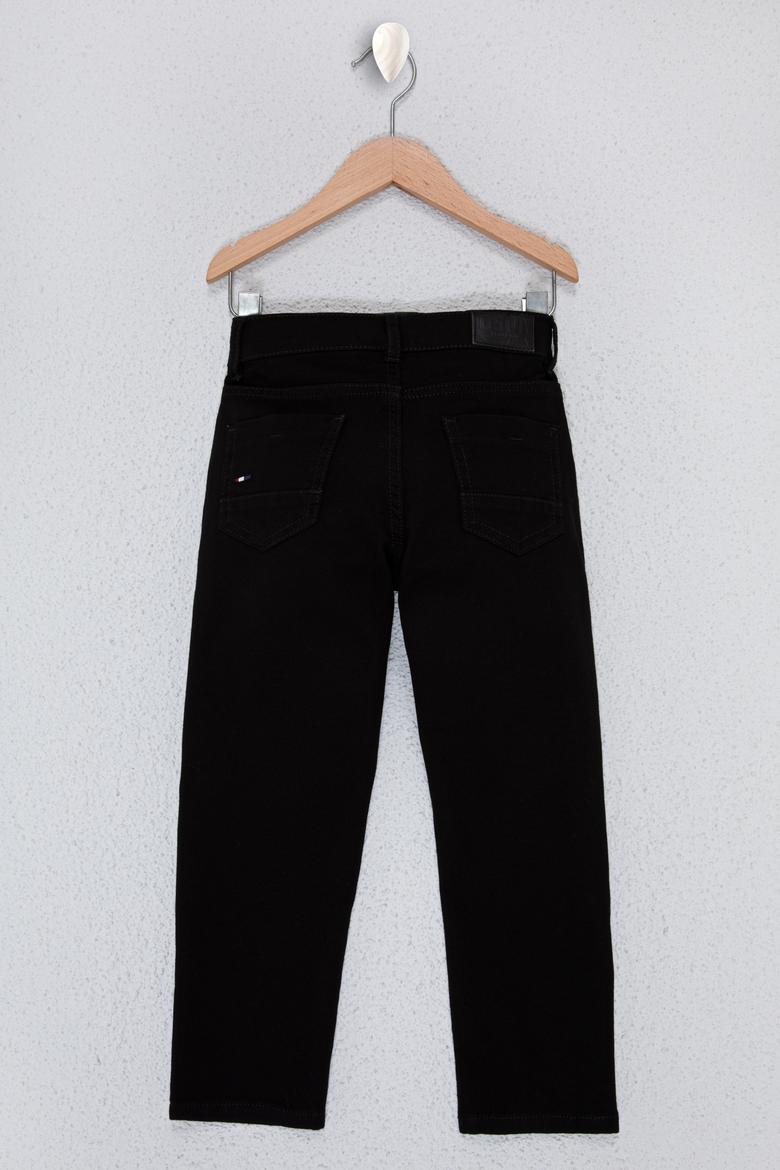 Erkek Çocuk Siyah Kanvas Pantolon - 50227473007