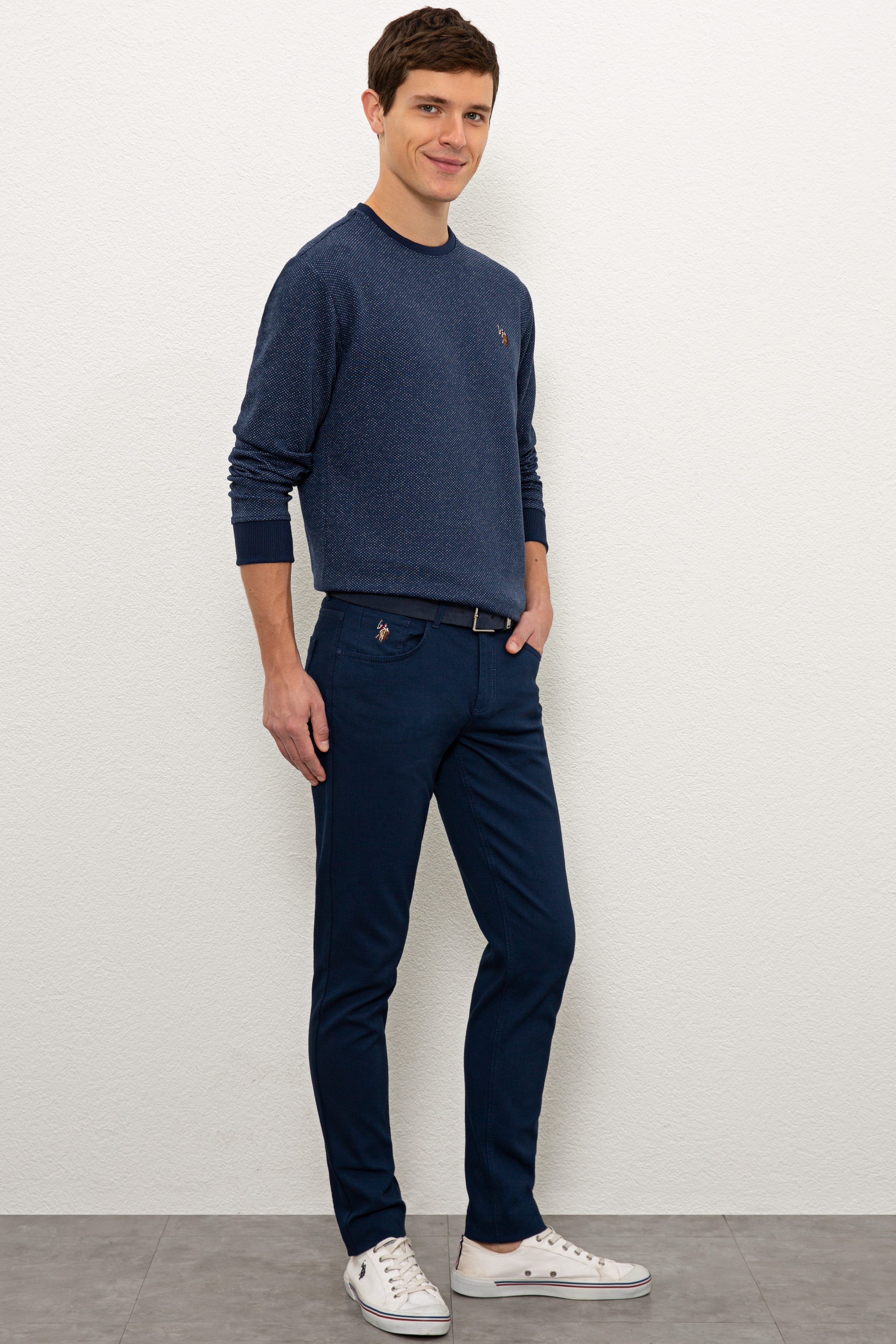 Erkek Mavi Chinos - Image 2
