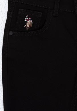 Erkek Çocuk Siyah Kanvas Pantolon - 50227473007