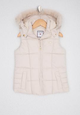 Kız Çocuk Krem Yelek - 50227679020