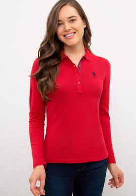 Kadın Kırmızı Basic Sweatshirt - 50228465058