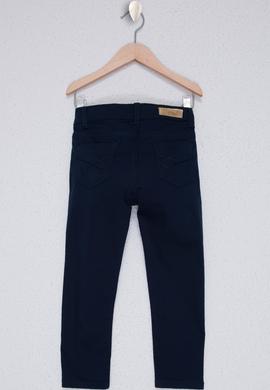 Kız Çocuk Lacivert Kanvas Pantolon - 50228540029