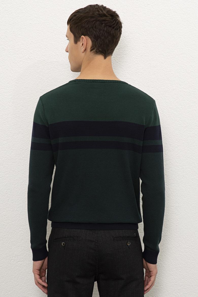 Erkek Koyu Yeşil Kazak - 50229211018