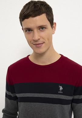 Erkek Bordo Kazak - 50229211009