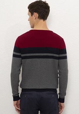 Erkek Bordo Kazak - 50229211009