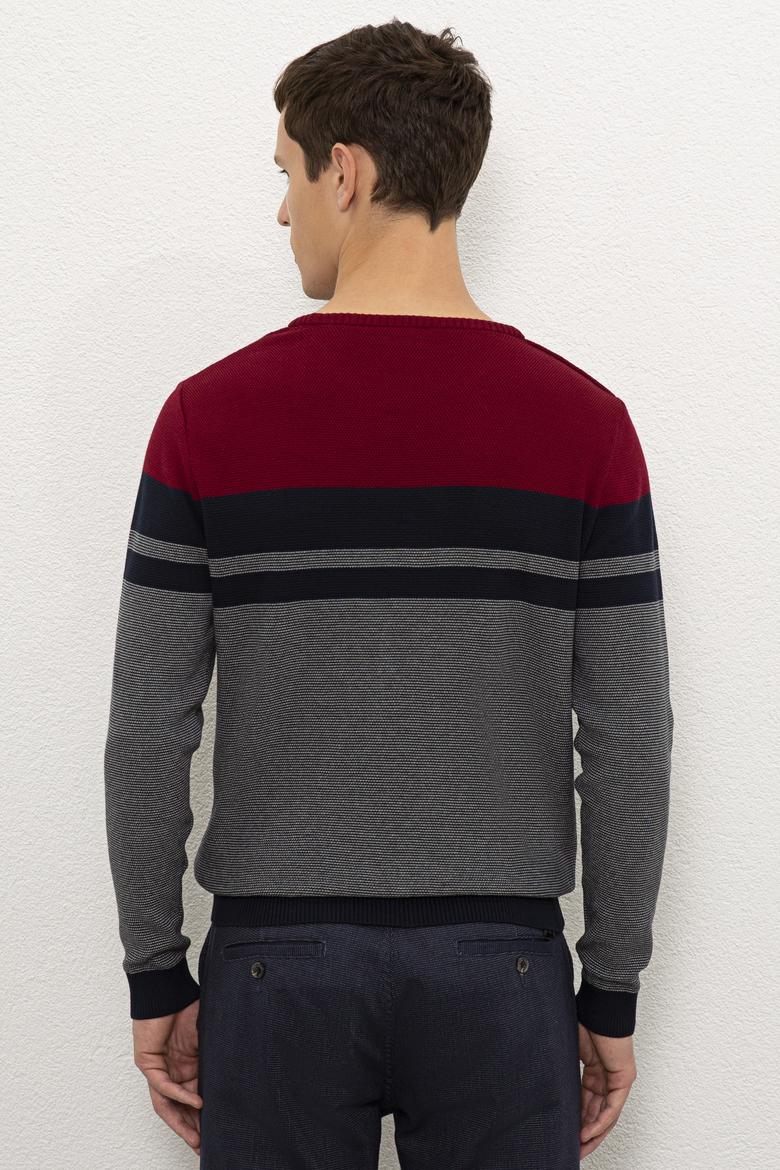 Erkek Bordo Kazak - 50229211009