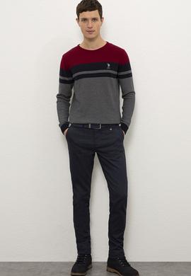 Erkek Bordo Kazak - 50229211009