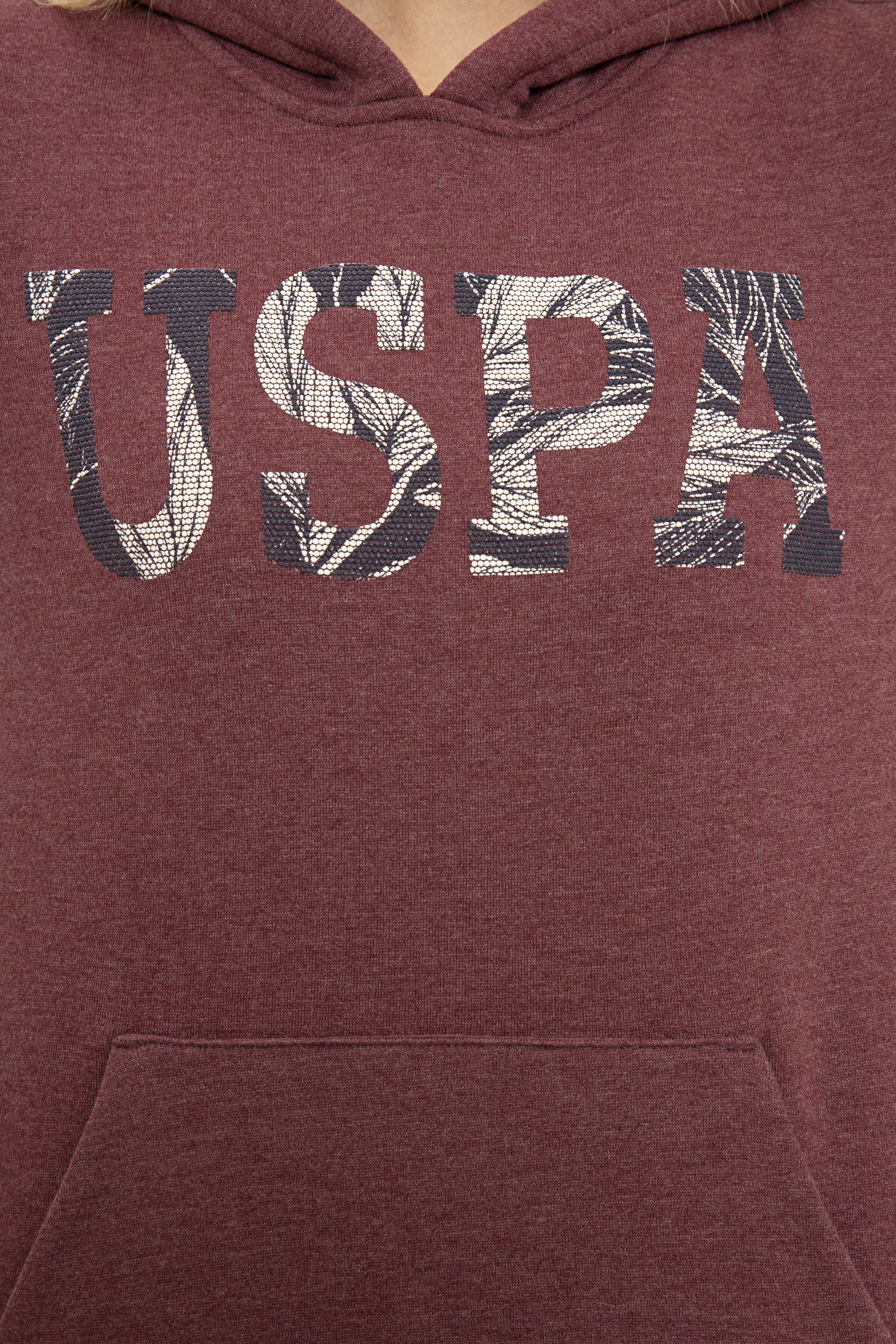 Kadın Bordo Sweatshirt Basic - Image 5