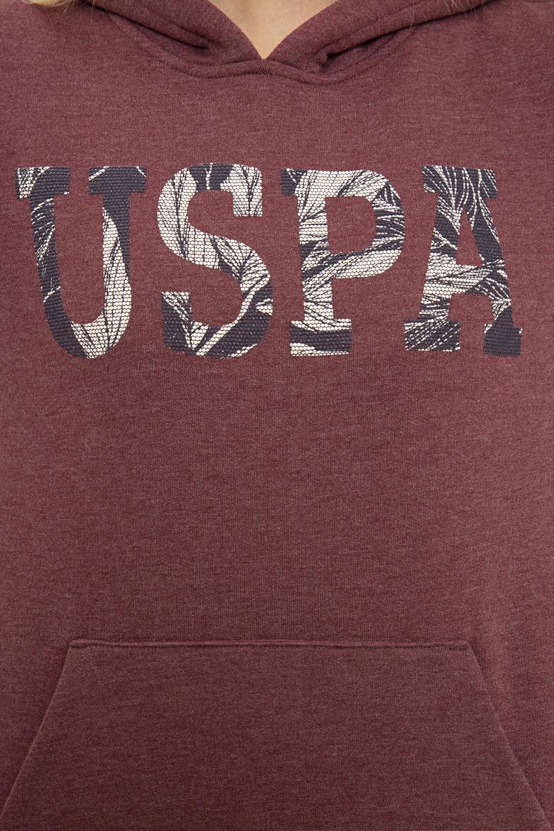 Kadın Bordo Sweatshirt Basic - 50229751004