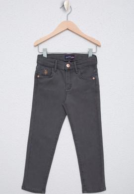Kız Çocuk Gri Jean Pantolon - 50230591009