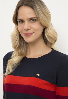 Kadın Bisiklet Yaka Lacivert Triko Kazak - 50223956004