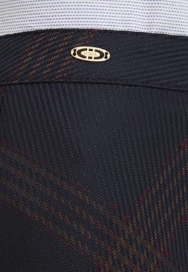 Kadın Lacivert Dokuma Etek - 50225653003