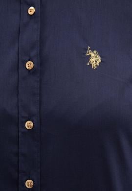 Kadın Lacivert Uzun Kollu Basic Gömlek - 50227226027