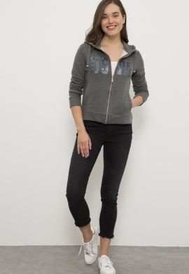 Kadın Siyah Denim Pantolon - 50230649002