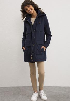 Kadın Lacivert Kaban - 50217708003