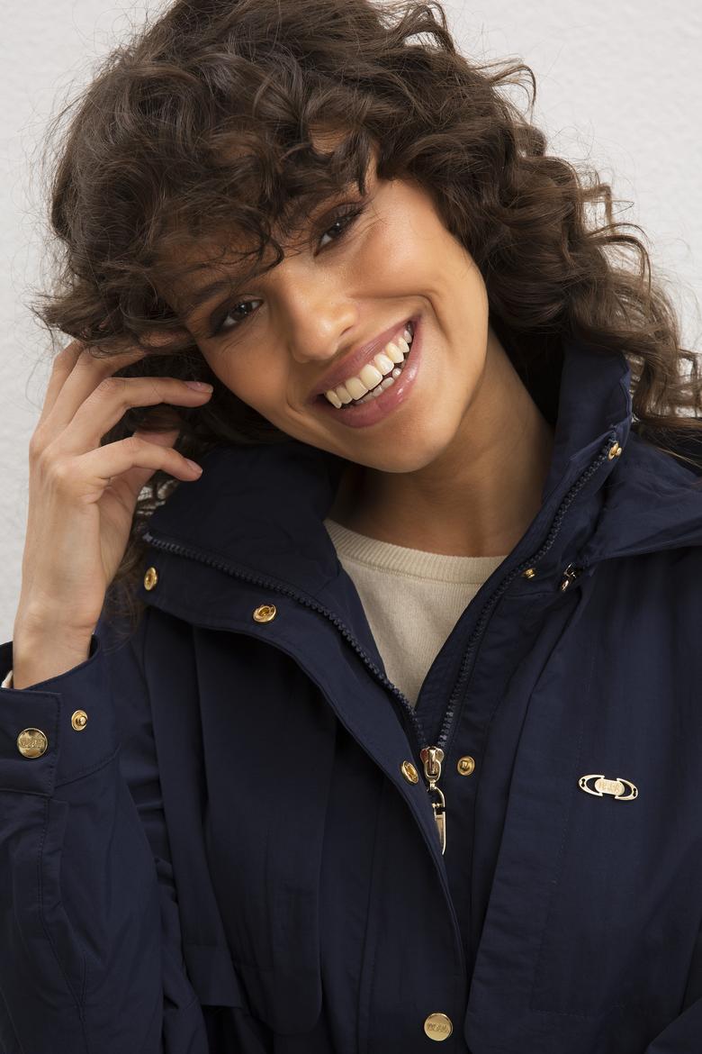 Kadın Lacivert Kaban - 50217708003