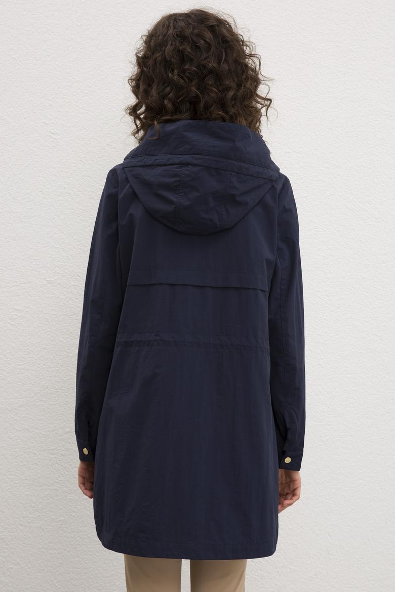 Kadın Lacivert Kaban - 50217708003