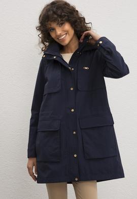 Kadın Lacivert Kaban - 50217708003