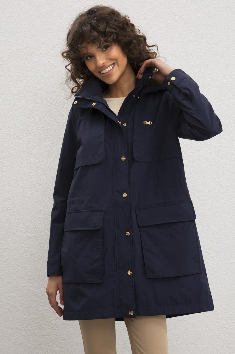 Kadın Lacivert Kaban