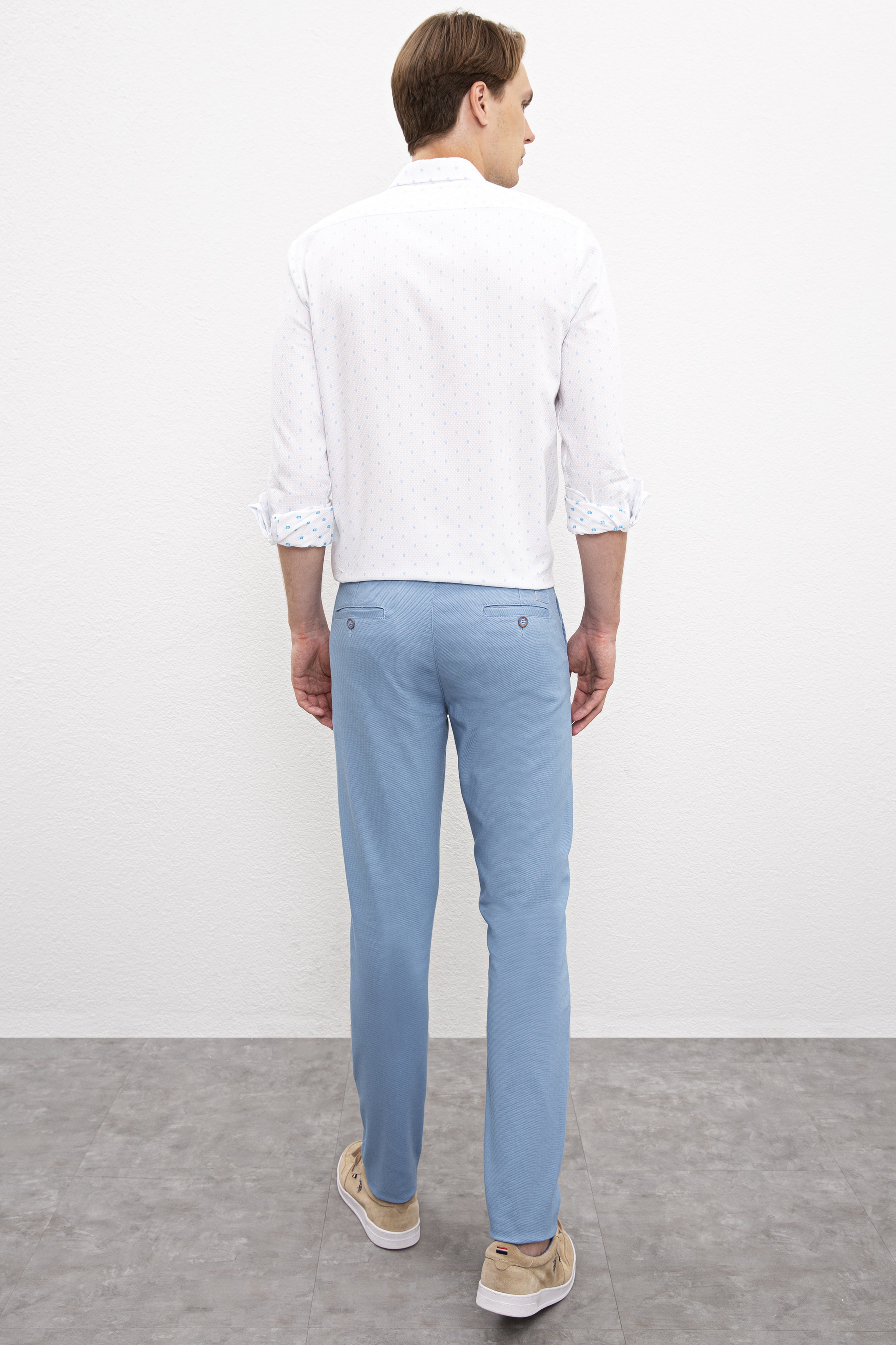 Erkek Mavi Chinos - Image 3