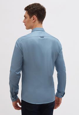 Erkek Yeşil Gömlek Uzunkol Basic - 50205811173