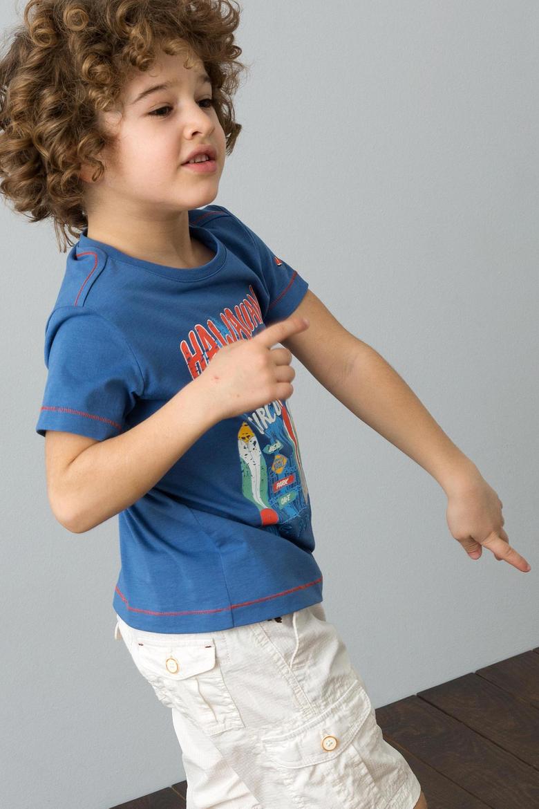 Beyaz Dokuma Bermuda Capri - 50186999042