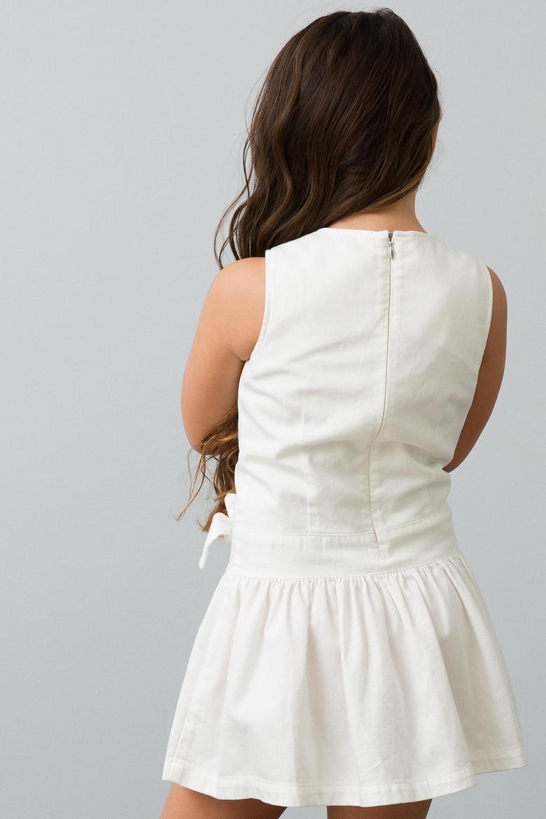 Beyaz Dokuma Elbise - 50187330061