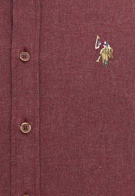 Erkek Kırmızı Gömlek Uzunkol Basic - 50225355008