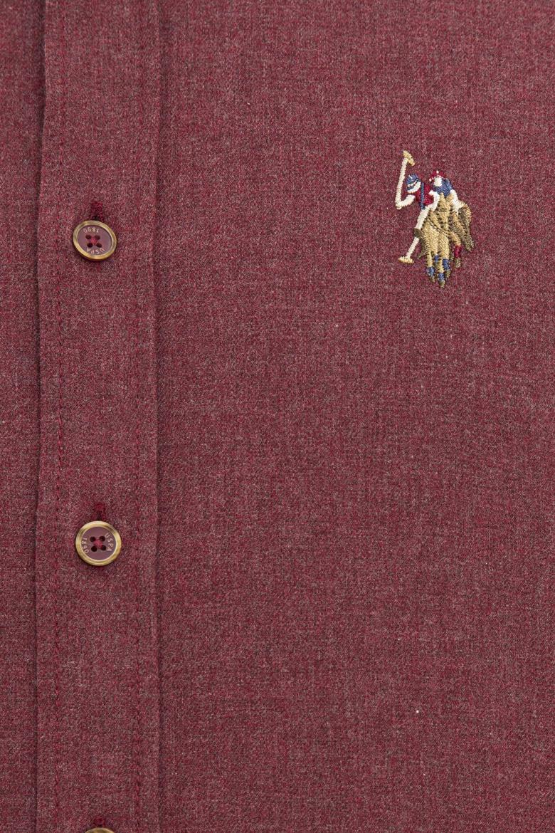 Erkek Kırmızı Gömlek Uzunkol Basic - 50225355008