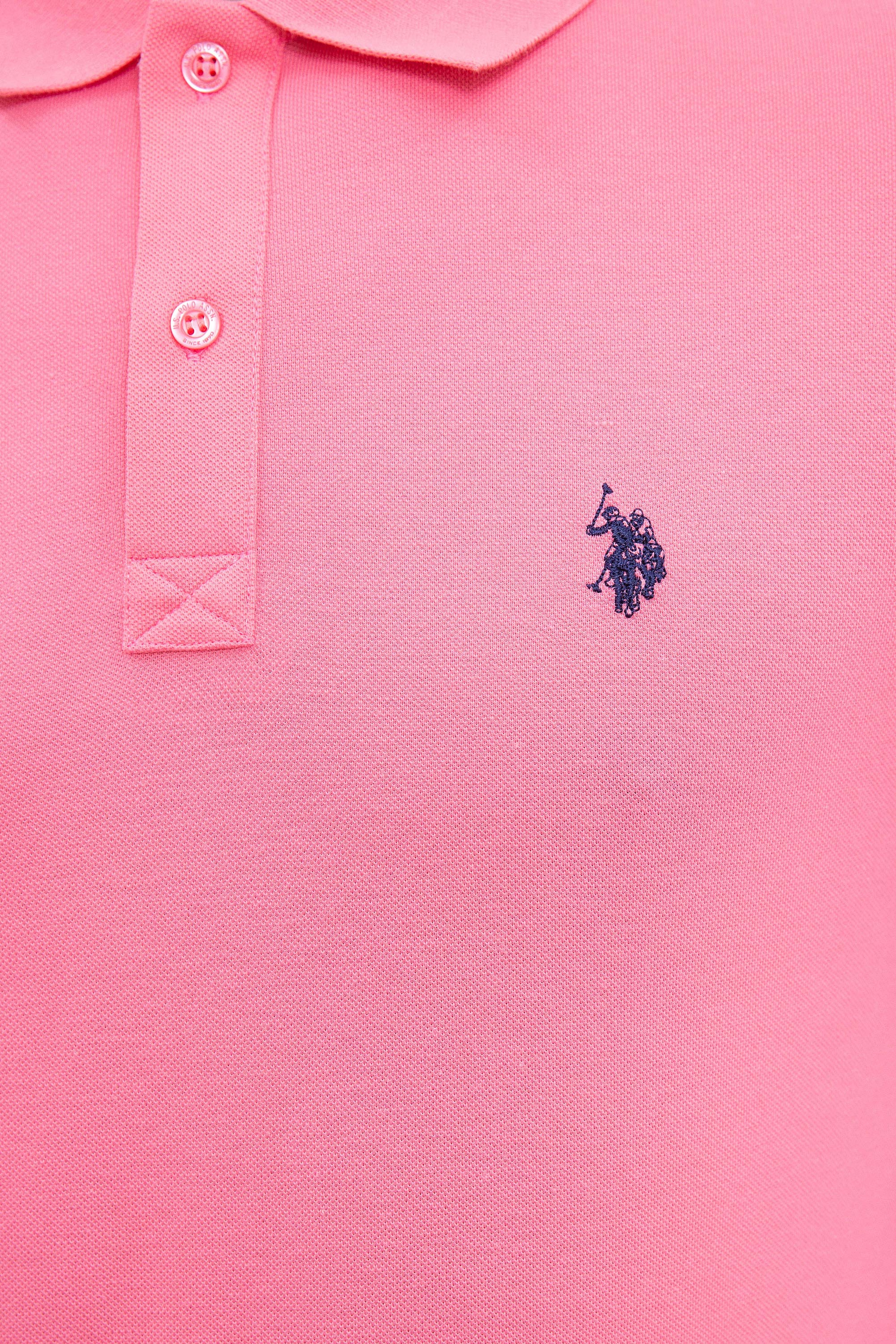 Erkek Pembe Basic Tişört - Image 5