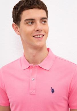 Erkek Pembe Basic Tişört - 50217612282