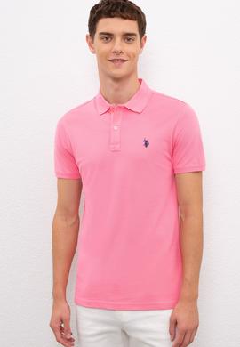 Erkek Pembe Basic Tişört - 50217612282