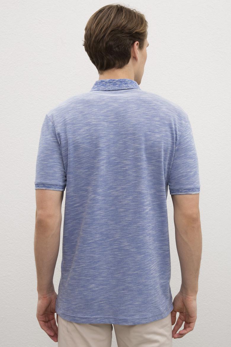 Erkek Saks Basic T-Shirt - 50222487058