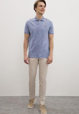 Erkek Saks Basic T-Shirt - 50222487058