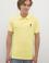 Erkek Sarı Basic Polo Yaka Tişört