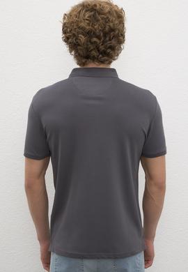 Erkek Antrasit Basic Tişört - 50224056028