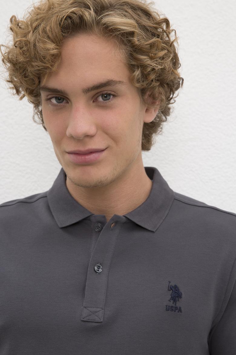 Erkek Antrasit Basic Tişört - 50224056028