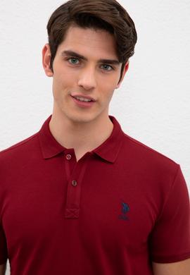 Erkek Bordo Basic Tişört - 50224056011