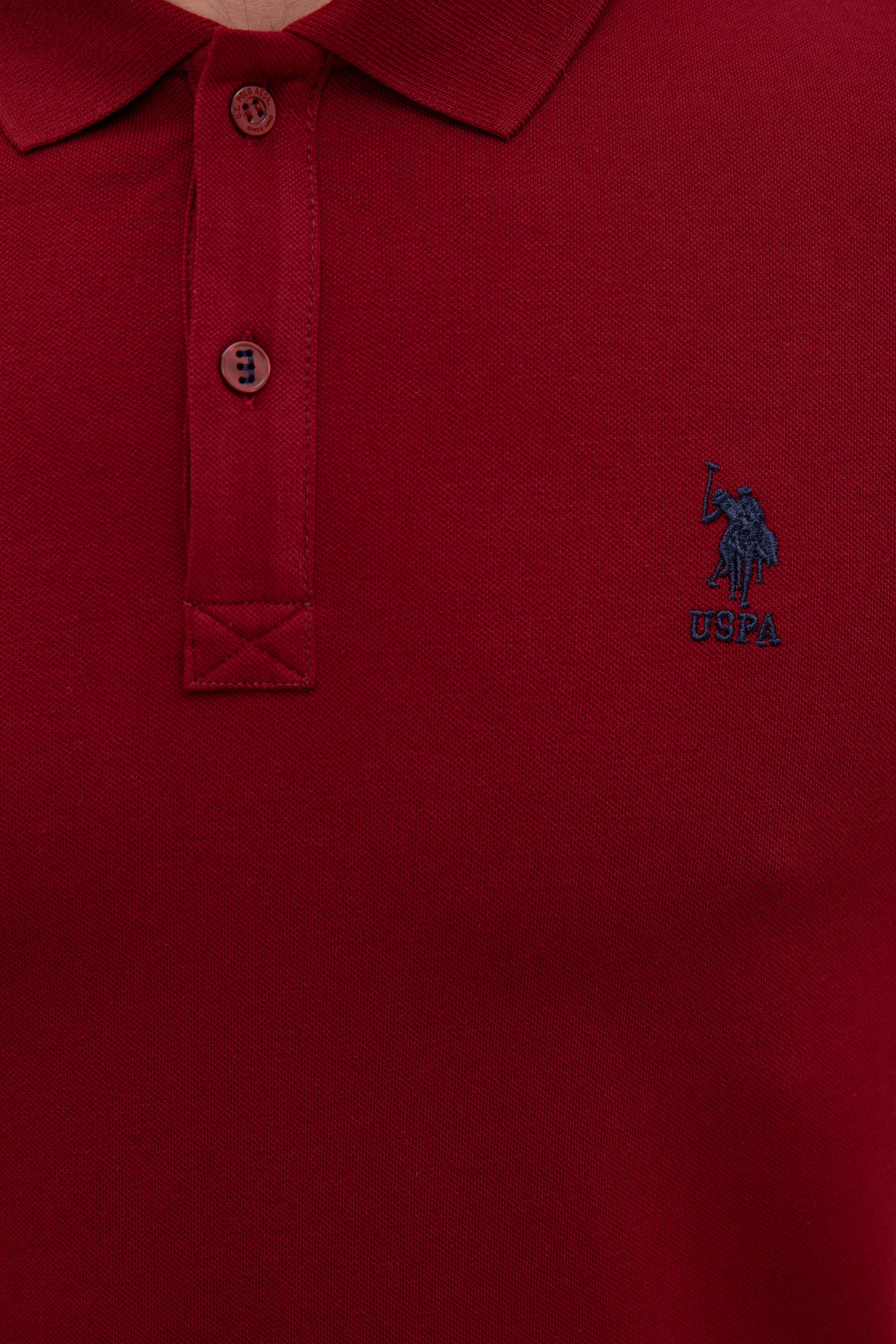 Erkek Bordo Basic Tişört - Image 3