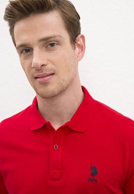 Erkek Kırmızı Basic Tişört - 50224056047