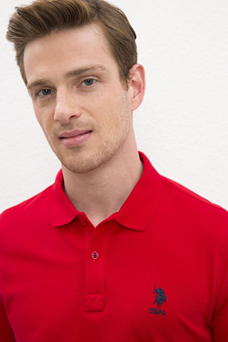 Erkek Kırmızı Basic Tişört - 50224056047