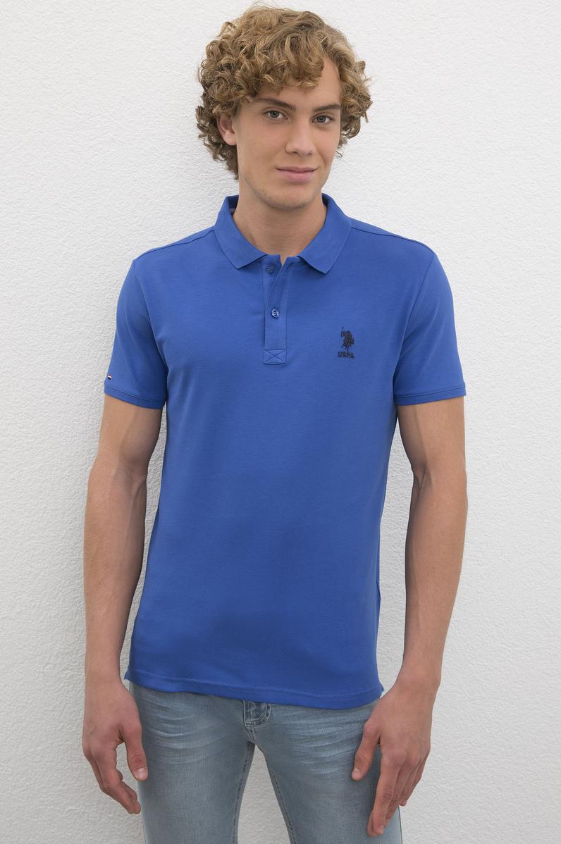 Erkek Saks Basic Tişört