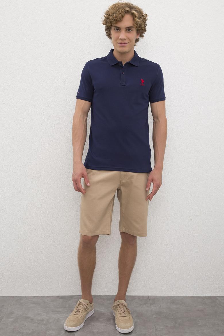 Erkek Lacivert Basic Tişört - 50224056060