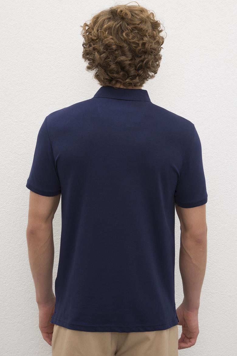 Erkek Lacivert Basic Tişört - 50224056060