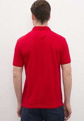 Erkek Kırmızı Basic Tişört - 50224056047