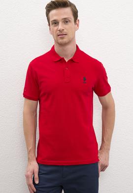 Erkek Kırmızı Basic Tişört - 50224056047