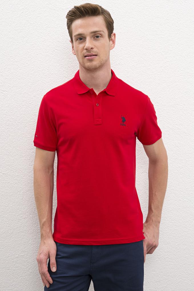 Erkek Kırmızı Basic Tişört