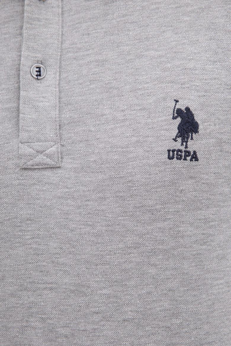 Erkek Gri Melanj Basic Tişört - 50224056099