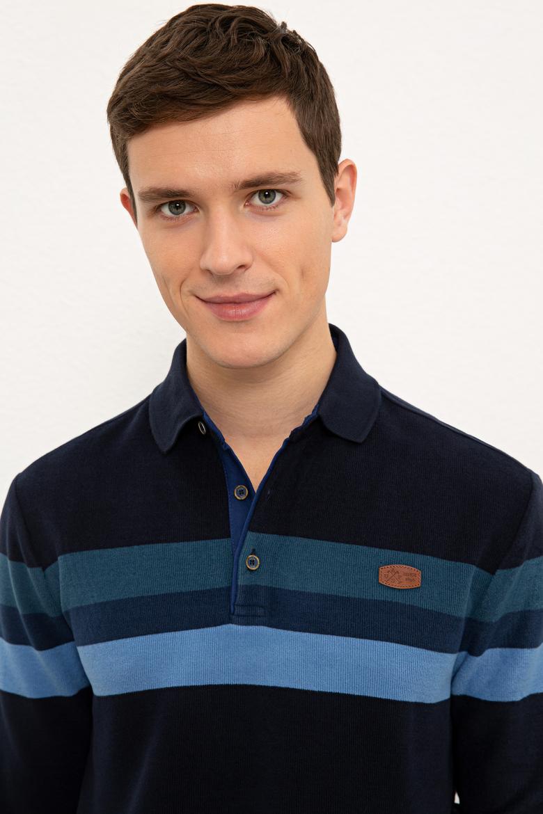 Erkek Lacivert Sweatshirt - 50225421018