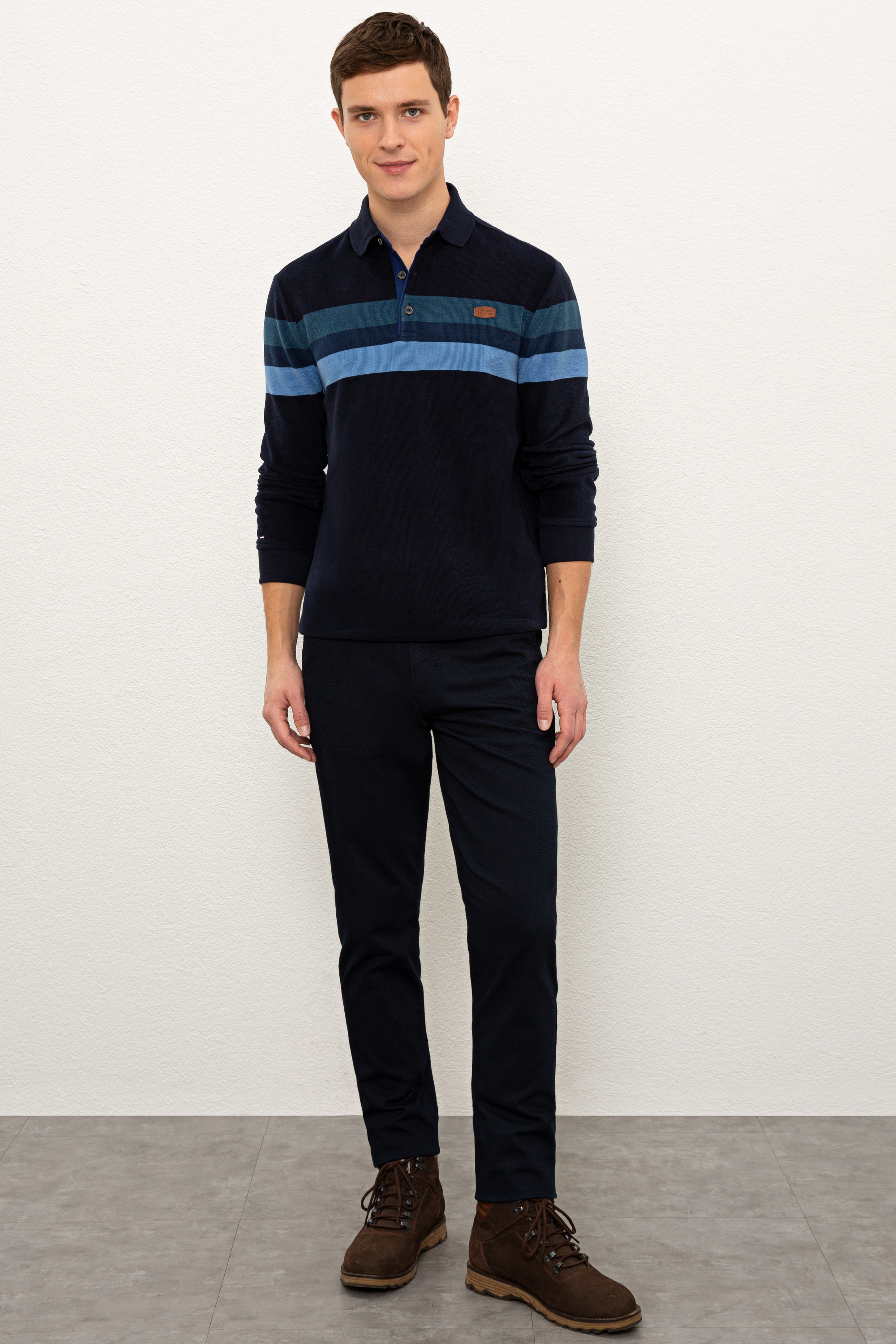 Erkek Lacivert Sweatshirt
